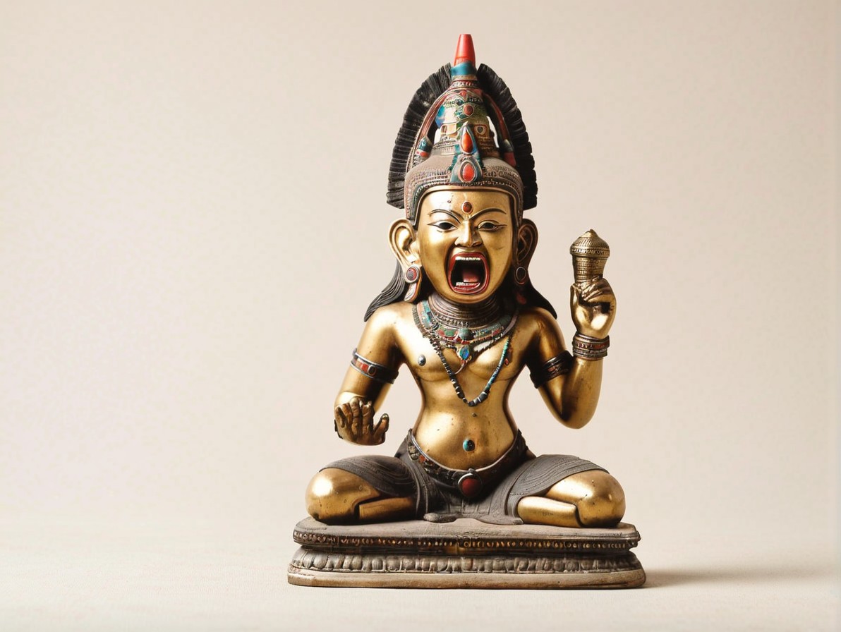 schreiende Figur